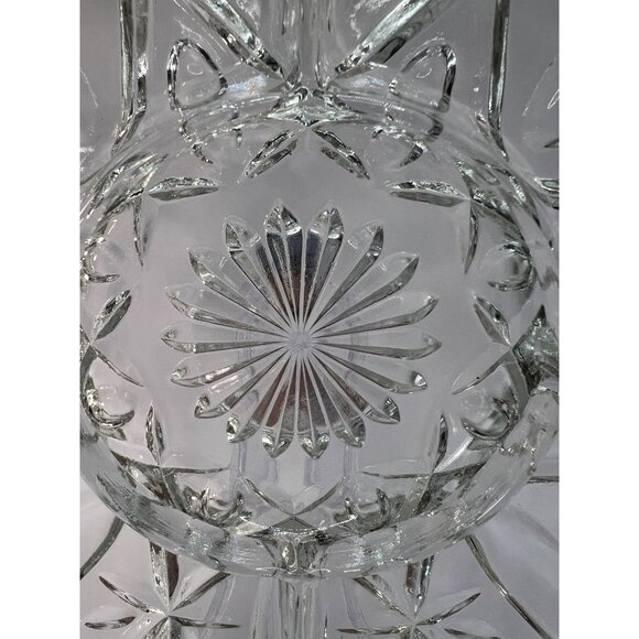 Vtg Anchor Hocking Divided Platter W/ Handles - Picture 5 of 7